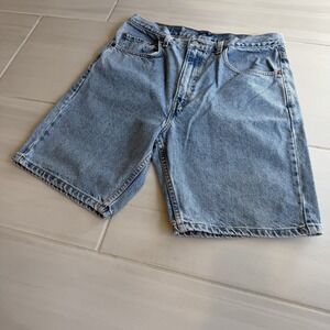 Vintage Levi's 505 Shorts Men's 34 Relaxed Fit Light Wash Denim Skater 9" Y2K